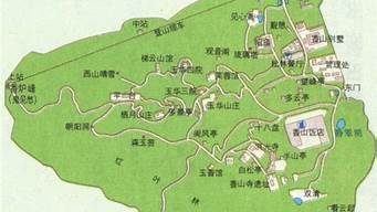 香山公园地图_香山公园地图高清版大图